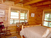 jacuzzi log cabin rental Appalachain